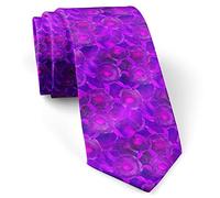 Cravatta Da Uomo Acquerello Viola Che Illumina Il Sole Cravatta Da Partito Formale Cravatte Da Lavoro Elegante Necktie Per Festa Di Ballo Party Matrimonio