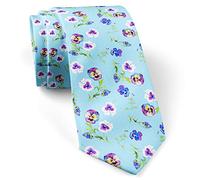 Cravatta Da Uomo Acquerello Viola Del Pensiero Selvatico Cravatte Da Sposa Formale Necktie Morbido Cravatta Da Partito Per Lavoro Party Natale