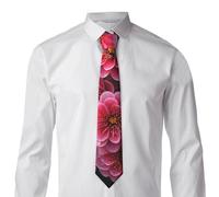 Cravatta Da Uomo Blooming Flowers Cravatta Da Sposa Classico Cravatte Sottili Alta Qualità Cravattino Per Feste Ufficio Festival
