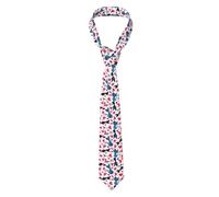 Cravatta Da Uomo Colorful Bright Cats Hearts Cravatte Sottili