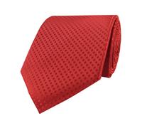 Cravatta da Uomo Croce Cucito Rosso Luxury Seta Stile Formale Matrimonio Ufficio