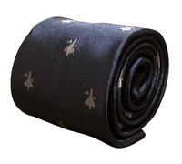 Frederick Thomas Designer Uomo Cravatta - Scuro Blu Fortunato Quadrifoglio Irish