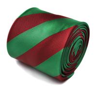 Frederick Thomas Designer Uomo Cravatta - Scuro Blu Navy & Verde - Repp Club