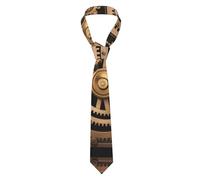 Cravatta Da Uomo Gold Mechanical Gear Cravatte Classico Moda Cravattas Stretta Multicolore Cravatta Fantasia Per Partito Business Lavoro