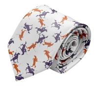 Cravatta Da Uomo Horse Rider Game Pattern Cravatta Fantasia Multicolore Cravatte Classico Semplici Matrimonio Cravattes Per Festa Lavoro Business