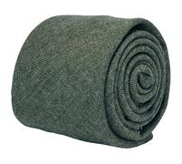 Cravatta Da Uomo In Cotone Designer Frederick Thomas - Verde Mare - Testurizzata