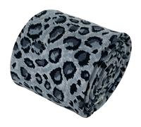 Cravatta Da Uomo In Cotone Grigio Chiaro Con Stampa Leopardo Di Frederick Thomas