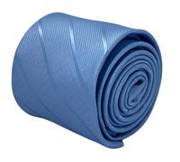 Cravatta da Uomo Luce Blu Pallido a Righe Seta Classico Affari Frederick Thomas