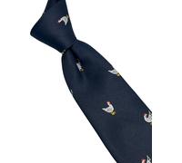 Cravatta Da Uomo Navy Blu Scuro Con Design Di Pollo Di Frederick Thomas