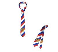 Cravatta Da Uomo Russia Classico Tie Elegante Cravatta Per Feste Lavoro Affari