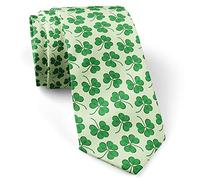 Cravatta Da Uomo St Patricks Day Green Pattern Cravatte Slim Eleganti Cravattino Classico Cravatte Sottili Per Matrimonio Ufficio Lavoro