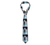 Cravatta da uomo Whjshop Principessa Coniglio Nel Castello Immagine Per Affari, Quotidiano, Lavoro, Compleanno, Matrimonio, Festa, Banchetto, Regalo