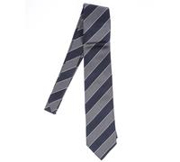 Cravatta Daniele Alessandrini Tie Stripes ITALY Uomo Blu V006C816313806 23