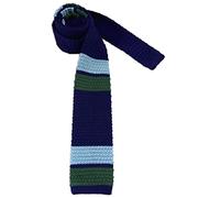 Cravatta di seta lavorata a maglia Royal Corps of Signals, blu/verde/argento., taglia unica
