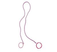 Cravatta elastica per capelli per gli appassionati di fitness, non poveri, a forma di coda di cavallo, in nylon, per capelli sportivi