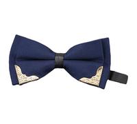 Cravatta elegante pre-legata per gli uomini facile clip sul design moderno accessori festa di nozze elegante papillon per testimoni dello sposo, B, Taglia unica