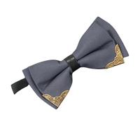 Cravatta elegante pre-legata per gli uomini facile clip sul design moderno accessori festa di nozze elegante papillon per testimoni dello sposo, A, Taglia unica
