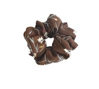 Cravatta estiva for capelli in chiffon for intestino crasso, fascia for coda di cavallo da donna, copricapo(Coffee)