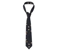 Cravatta Fiore Dell'Onda Emorroidaria Regolabile Neckties Elegante Cravatta Da Uomo Per Eventi Ufficio Vestito Da Cerimonia