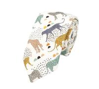 Cravatta floreale da uomo 6,5 cm - Accessorio per cravatta da matrimonio in cotone, disponibile in viola, rosa, giallo e marrone(Color10)