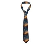 Cravatta Giraffe Chasing Stars Prints Cravatta Casual Formali Elegante Cravatte Slim Uomo, Per Di Laurea, Riunirsi, Business