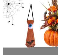Cravatta Gotica - Cravatte Divertenti Con Occhio Luminescente,Accessori da Collo Fantasia Pipistrelli per Uomo e Giovani Cosplay Mostre Scenografie