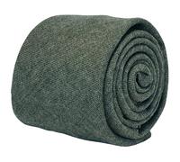 Cravatta In Cotone Da Uomo Frederick Thomas Verde Mare Con Design Testurizzato