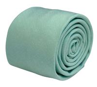 Cravatta In Cotone Verde Acqua Turchese Chiaro Pallido Di Frederick Thomas