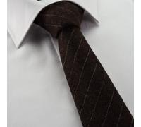 Cravatta In Lana Da Uomo A Righe Scozzese A Rete Tartano Slim