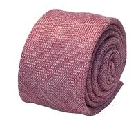 Cravatta In Lino Rosa Flamingo Candy Carnation Di Frederick Thomas