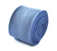 Cravatta In Lino Skinny Blu Chiaro Frederick Thomas FT1810