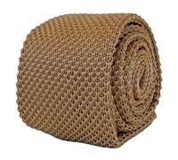 Cravatta In Maglia Marrone Bronzo Da Uomo Frederick Thomas
