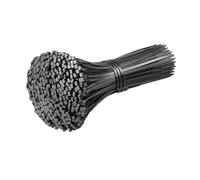 Cravatta in plastica di nylon autobloccante per il cavo del collare di serratura di plastica 100pcs all'aperto avvolge la gestione(Svart,3x150mm)