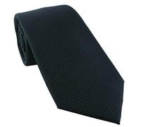 Cravatta in seta tinta Verde Taglia unica