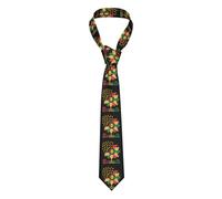 Cravatta Juneteenth Girasole Storia Nera Afroamericano Regolabile Cravatta Da Uomo Seta Tie Per Feste Eventi Vestito Da Cerimonia