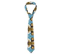Cravatta Lamb With A Lion On The Clouds Pattern Cravatta Uomo Classica Neckties Poliestere Cravatte Uomo Per Festival Lavoro Ufficio