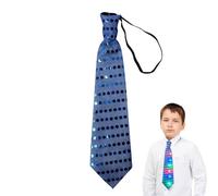 Cravatta luminosa da uomo, con luci a LED e luci colorate, cravatta luminosa per feste, elegante cravatta a LED, perfetta per matrimoni, vacanze ed eventi speciali, Cravatte Light Up per Uomo, Refer