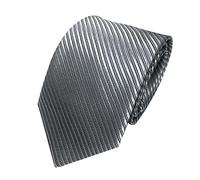 Cravatta natalizia per ragazzi, 12-14 anni, classica, intrecciata, da matrimonio, per barba e capelli, Grigio, Taglia unica