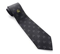 Cravatta nera tessuta in poliestere massonico - Royal Arch Chapter RA, Nero , Taglia unica