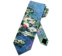 Cravatta Ninfea Arte Monet Ninfee Unisex Cravattino Per Completo Elegante Cravatta Da Uomo Per Feste Eventi Lavoro