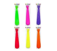 CRAVATTA PARTY 47CM FLUO 6 COLORI ASSORT