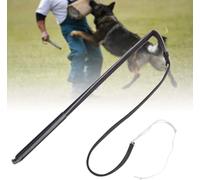 Cravatta per cani in pelle di vacchetta con manico, pastore tedesco, allenamento per cani da lavoro, frusta per cani di taglia media