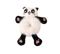 Cravatta per capelli a forma di animale per bambine e ragazze, coniglietto in peluche a forma di orso, morbidi elastici per capelli, elastici per capelli L7P3, più corda per coniglio