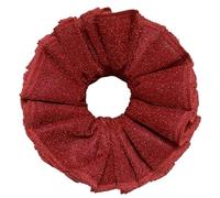 Cravatta per capelli con glitter elaborato per donne anelli per capelli belle follie scure oversize corde per capelli Cravatta per capelli