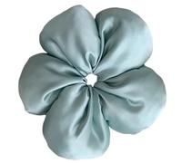 Cravatta per capelli oversize con fiore 3D floreale corda per capelli scrunchies principessa a grande pizzo cravatta per capelli