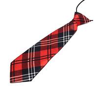 Cravatta Piccola Stampata con Elastico di Mela a Righe Scozzese Cravatta per Bambini con Decorazione per spettacoli di attività per Bambini Fashion in Practical