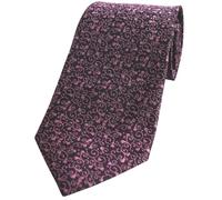Cravatta Premium Floreale Paisley Lilla Rosa Di Lusso Da Uomo Vintage 61 C4 UK