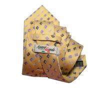 CRAVATTA SETTE PIEGHE GIALLA CRAVATTE MADE IN ITALY