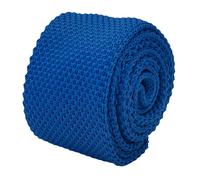 Cravatta Slim Blu Reale In Maglia Da Uomo Con Punta Di Frederick Thomas