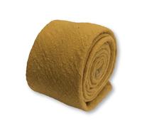 Cravatta Slim Classica In Lino Da Uomo Frederick Thomas - Giallo Senape Piana